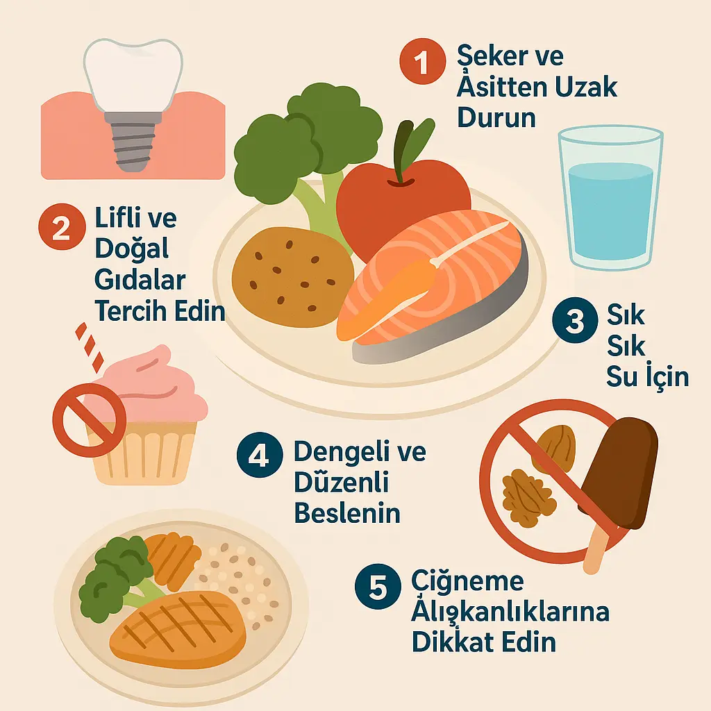 Diş İmplantı Tedavisinden Sonra Beslenme Nasıl Olmalı?