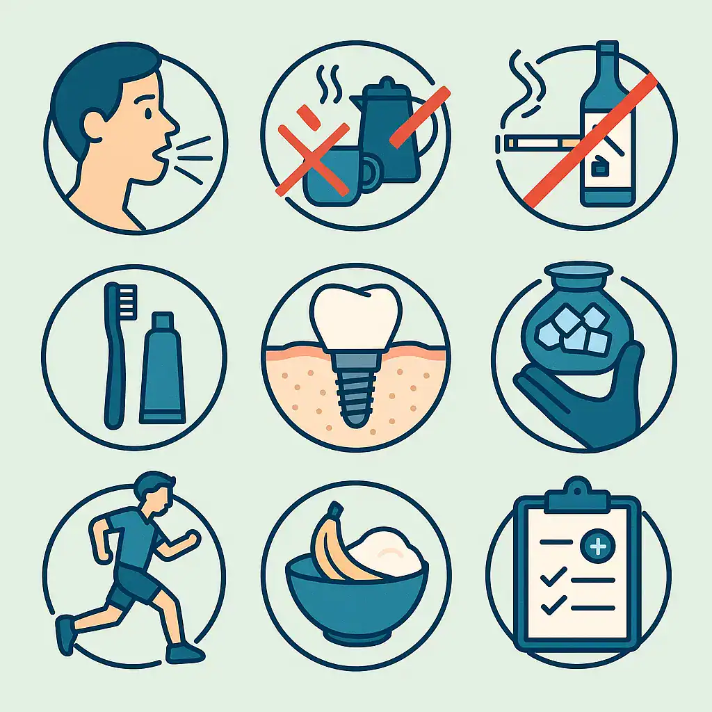 Diş İmplant Sonrası Dikkat Edilmesi Gerekenler