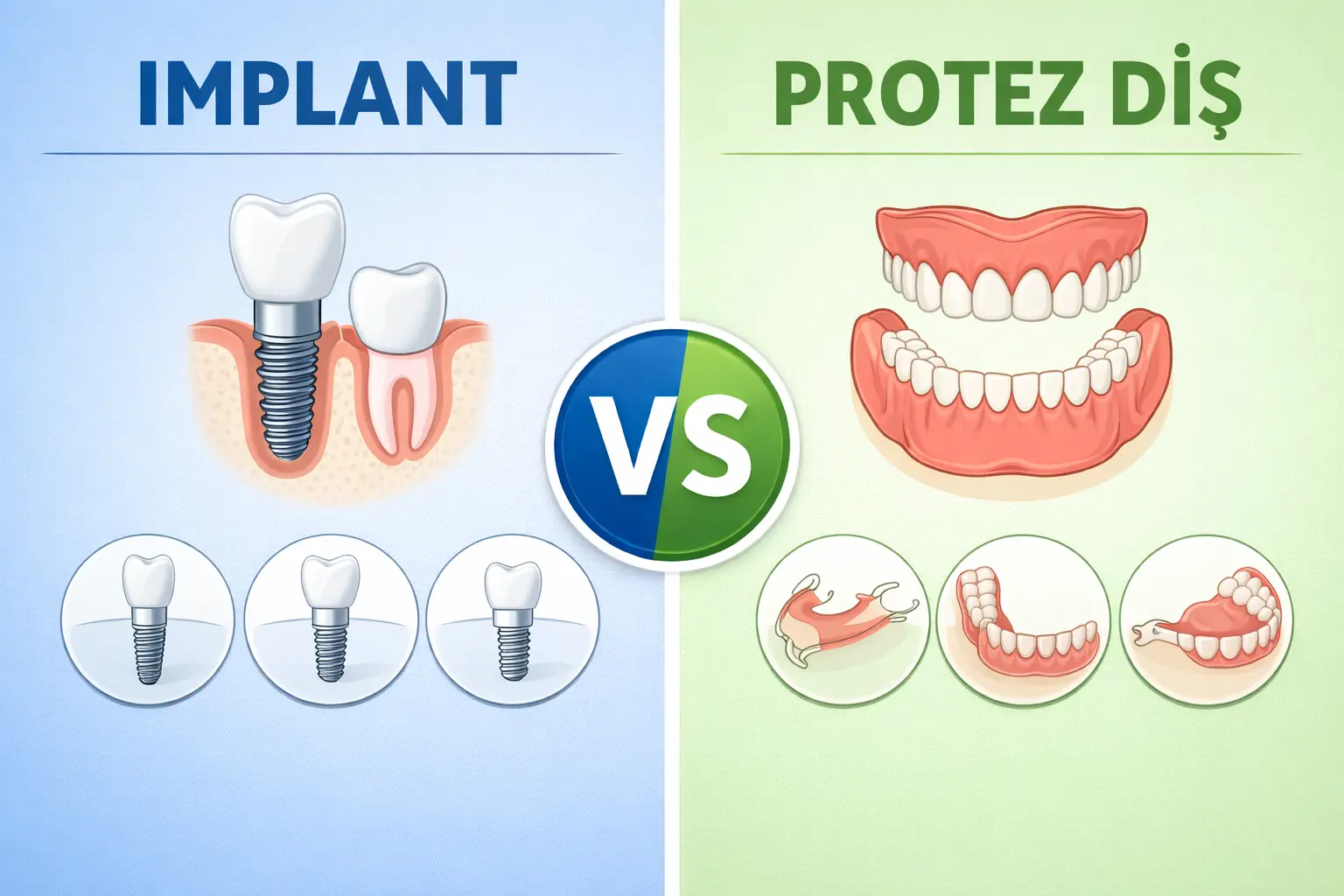 İmplant mı Protez Diş mi? Hangisini Tercih Etmeliyim?