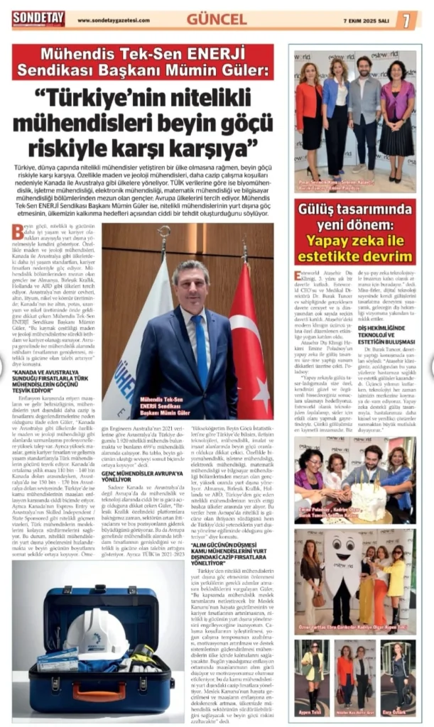 Son Detay Gazetesi – Ekim
